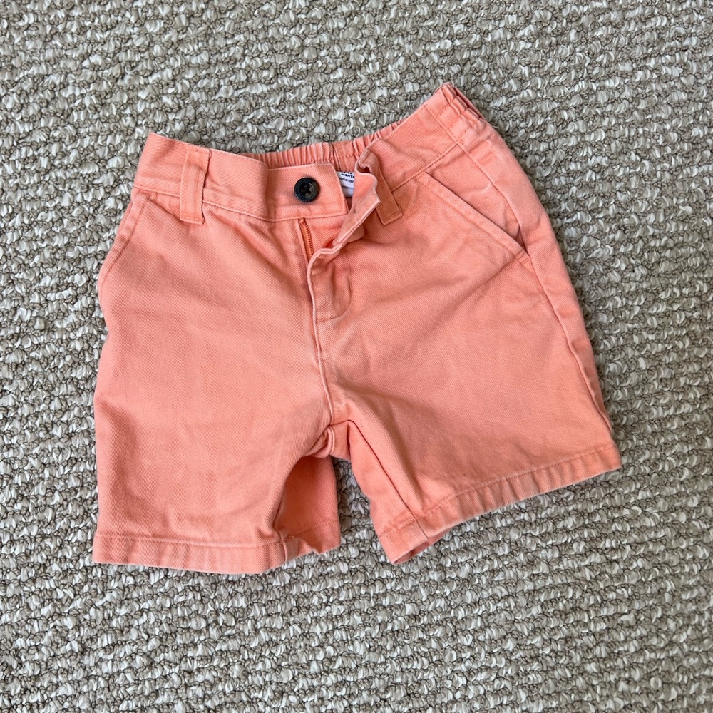Boys Coral Janie + Jack Shorts 12-18M